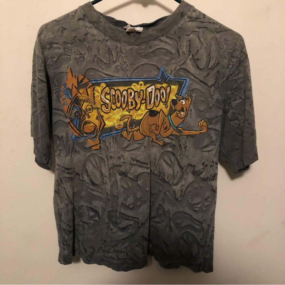 Vintage 90’s Scooby Doo All Over Print Shirt *Rare 1997 Cartoon Network Sz M